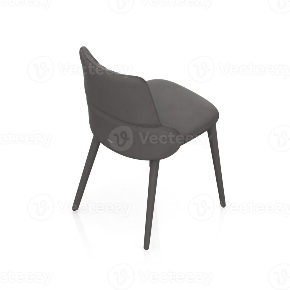 Isometric Chair 3D isolated rendering png