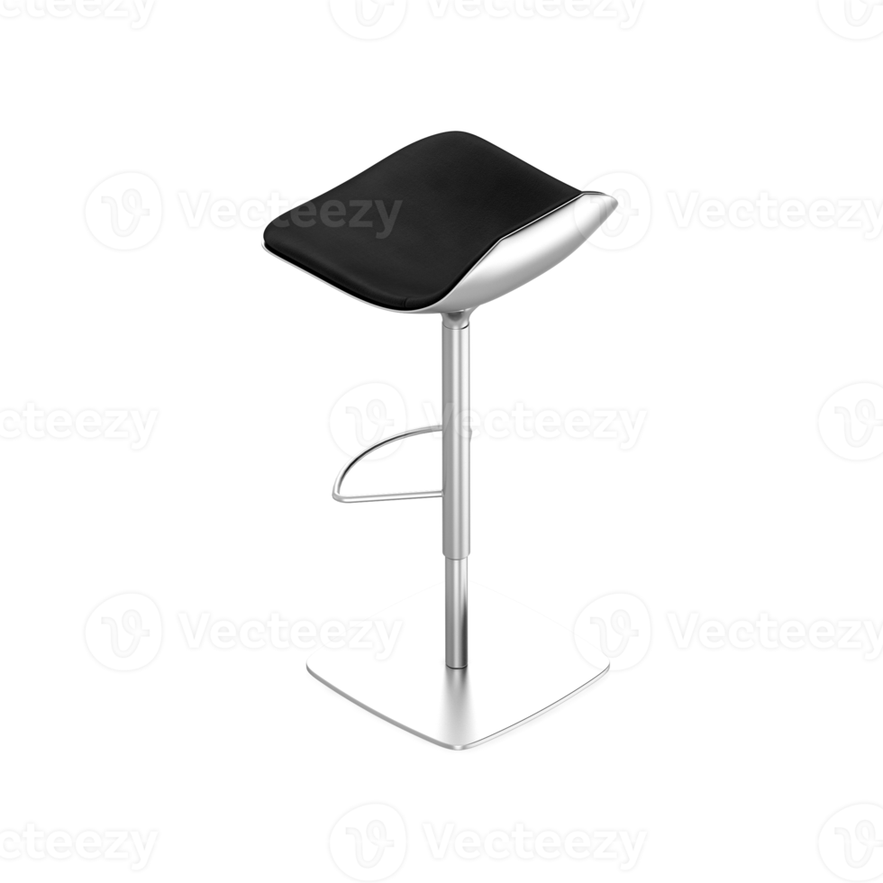 Isometric Chair 3D isolated rendering png