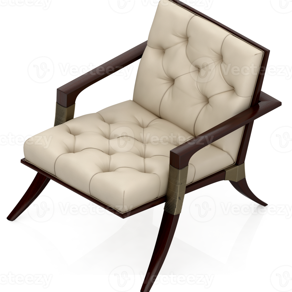 Isometric Armchair Isolated 3D render png