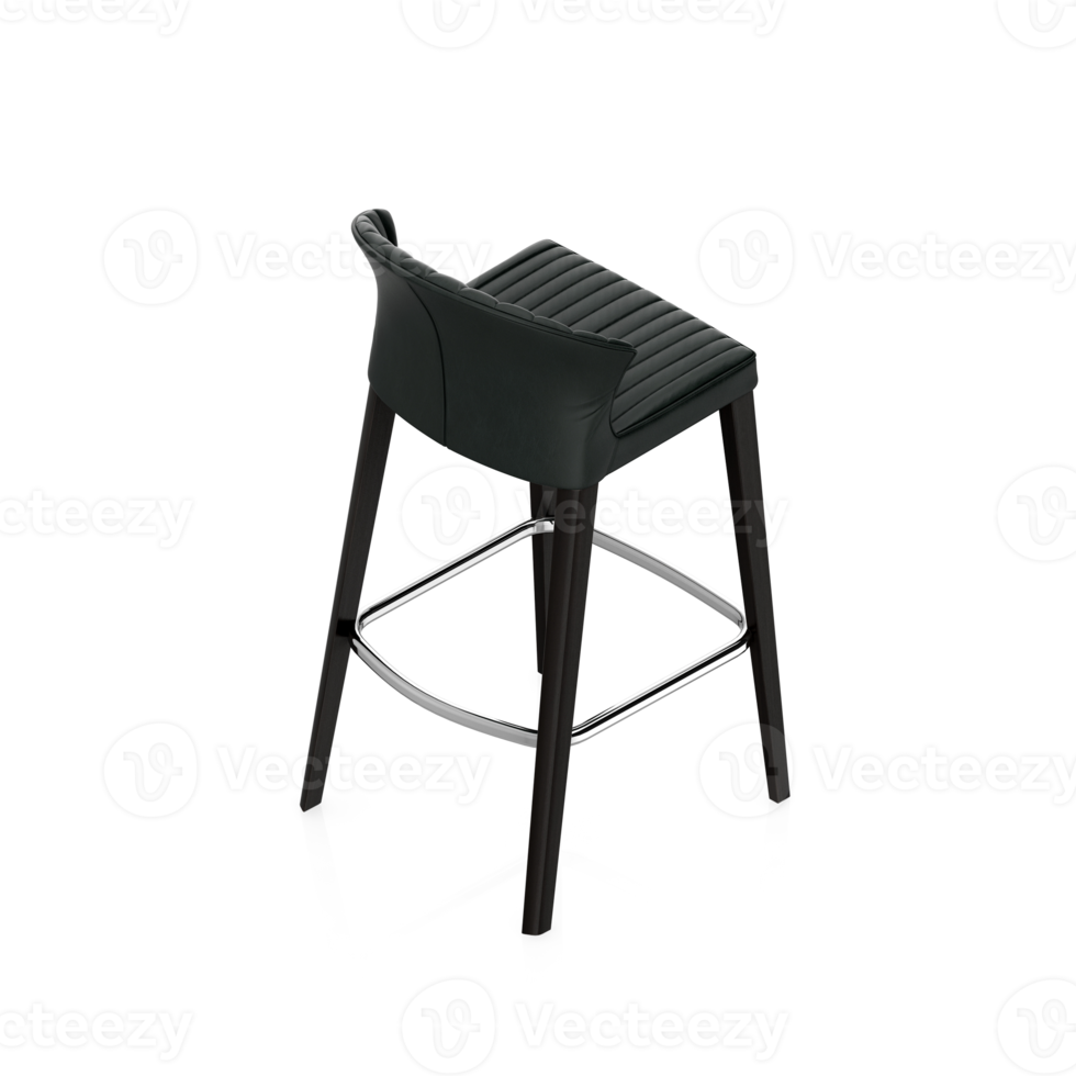 Isometric Chair 3D isolated rendering png