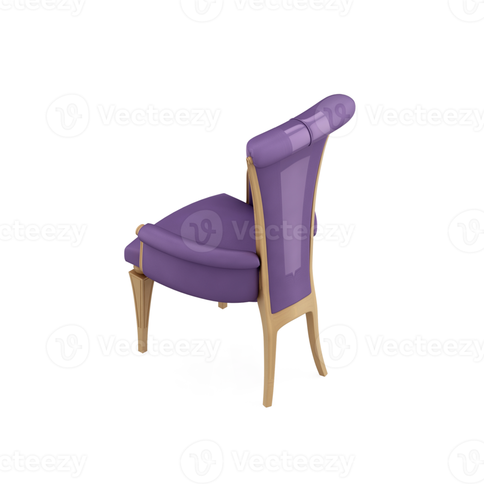 Isometric Armchair Isolated 3D render png