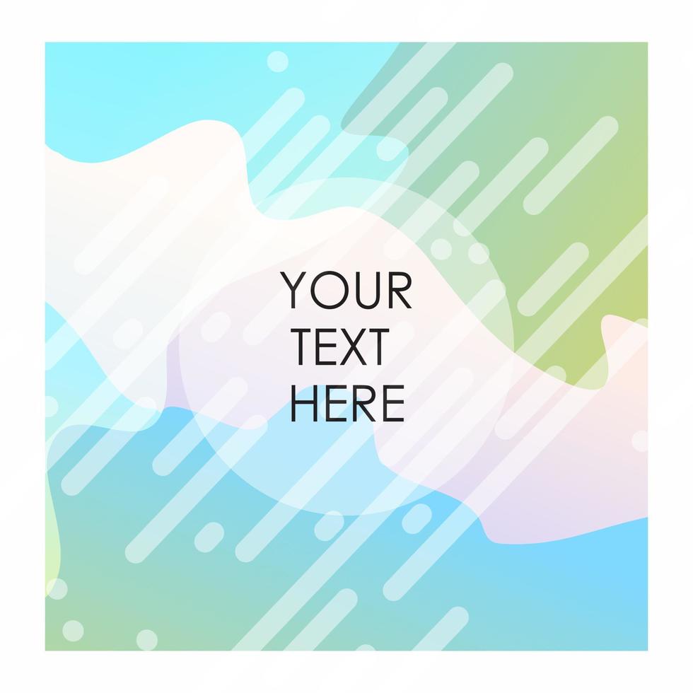 Colorful background with typography design vector