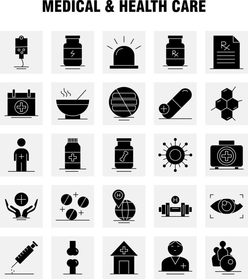 Medical And Health Care Solid Glyph Icon for Web Print and Mobile UXUI Kit Such as Medical Eye Eye Search Test Medical Medicine Hospital Pictogram Pack Vector