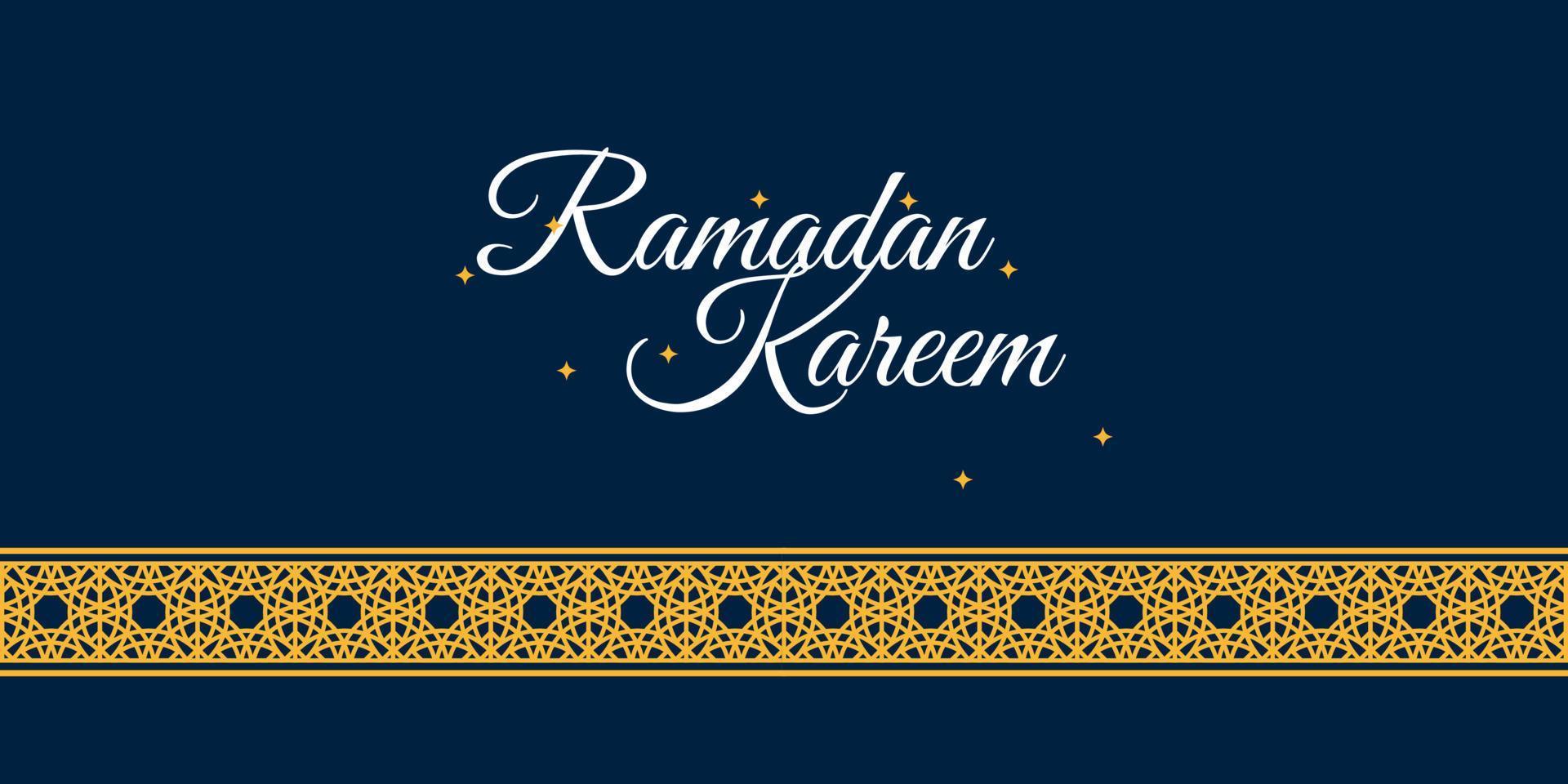 Ramadan Kareem. Islamic greeting card template with ramadan for wallpaper design. Poster, media banner. Mosaic vector illustration. Free Vector