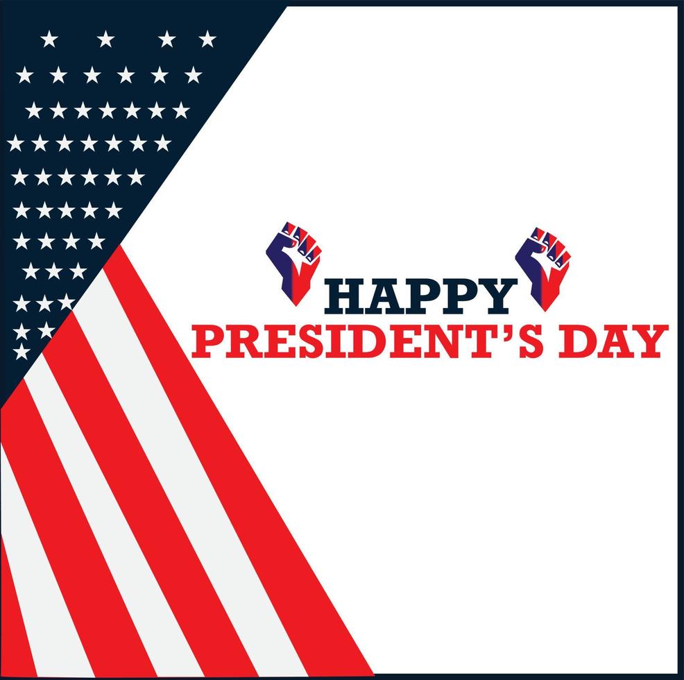 Background president's day. vector