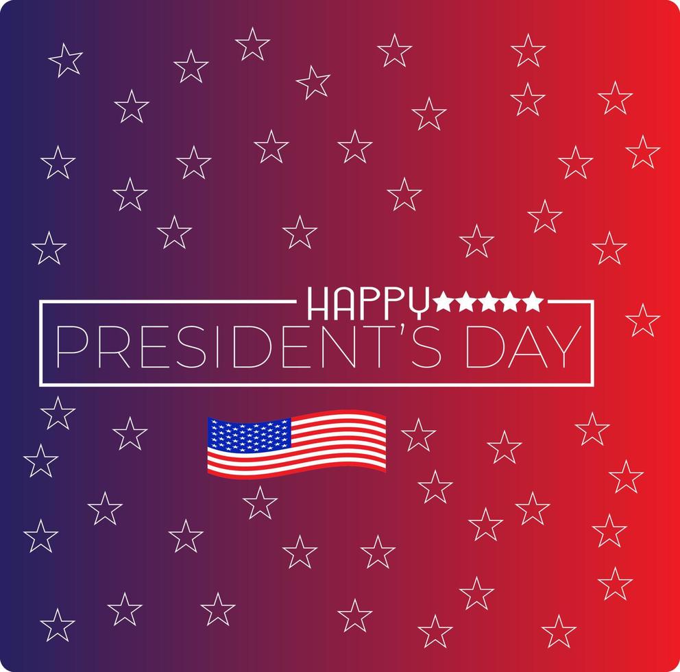 Background president's day.appy Presidents day in United States. Washington's Birthday. vector