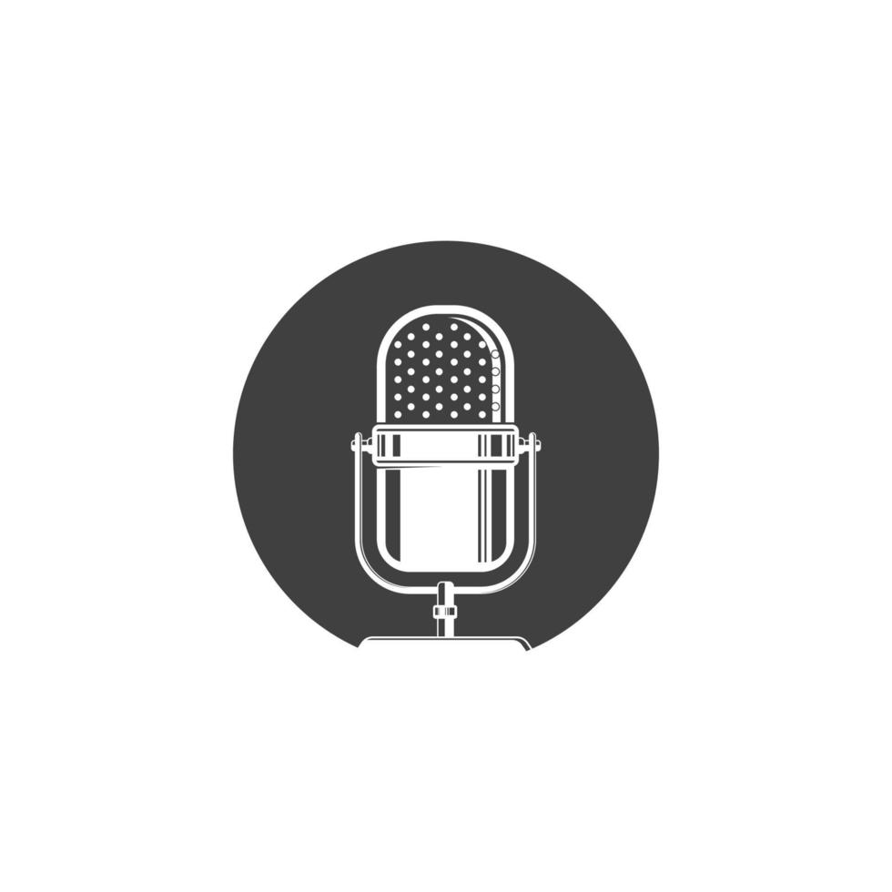 Podcast Vector icon design illustration