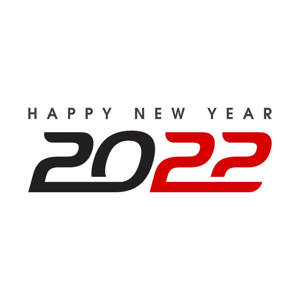 2022 new year icon vector illustration