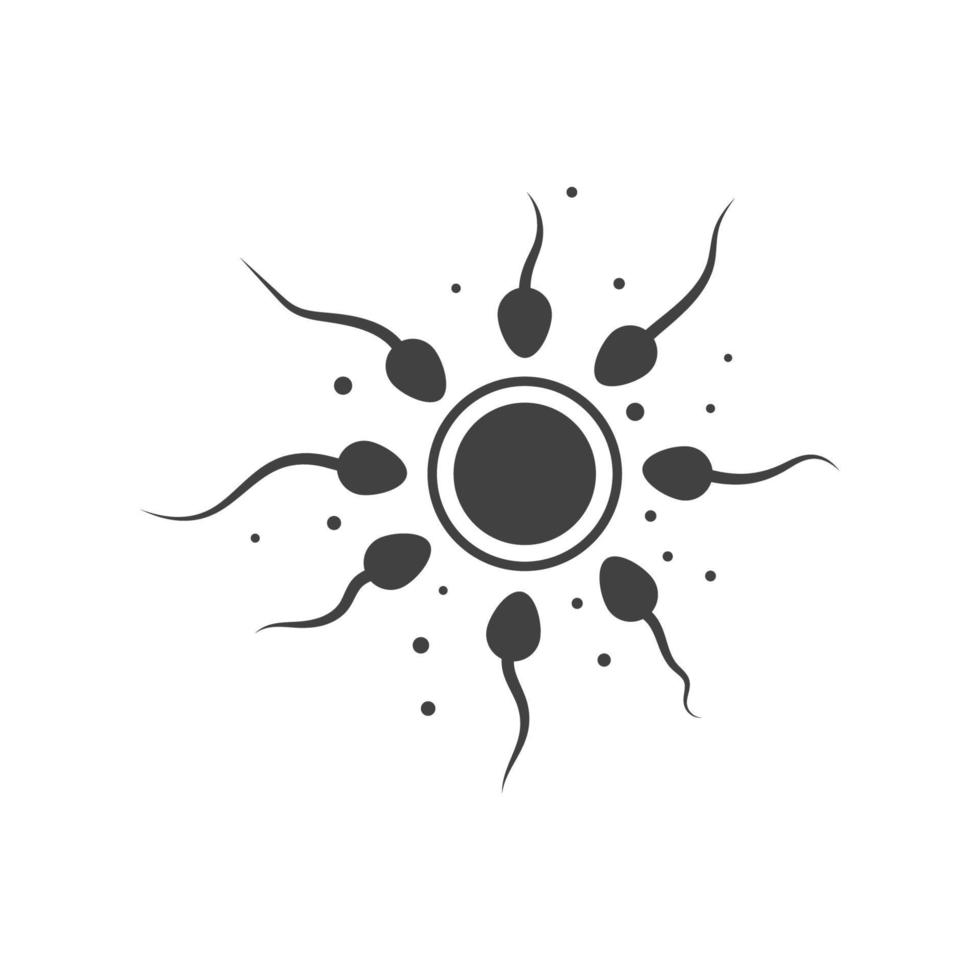 Sperm Vector icon design illustration