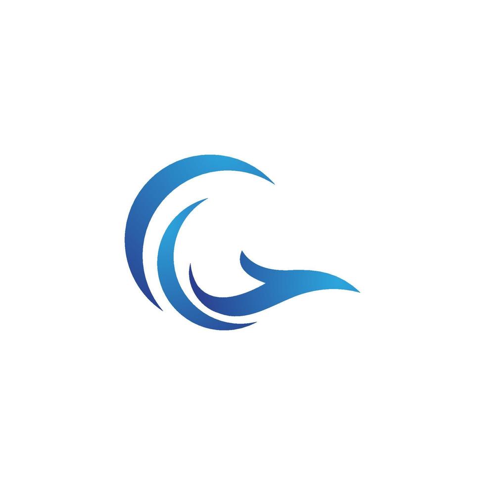 Water wave icon vector design