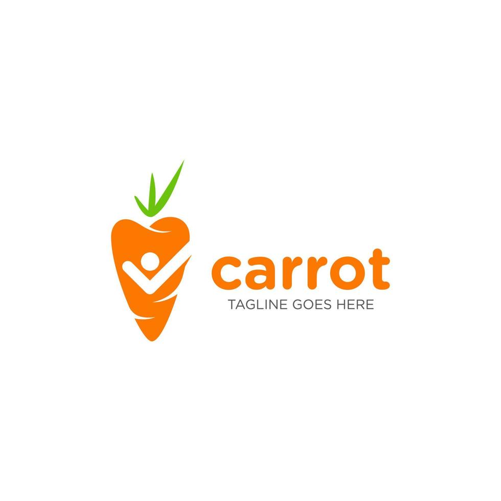 Carrot Vector icon design illustration