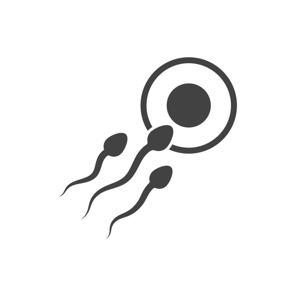 Sperm Vector icon design illustration