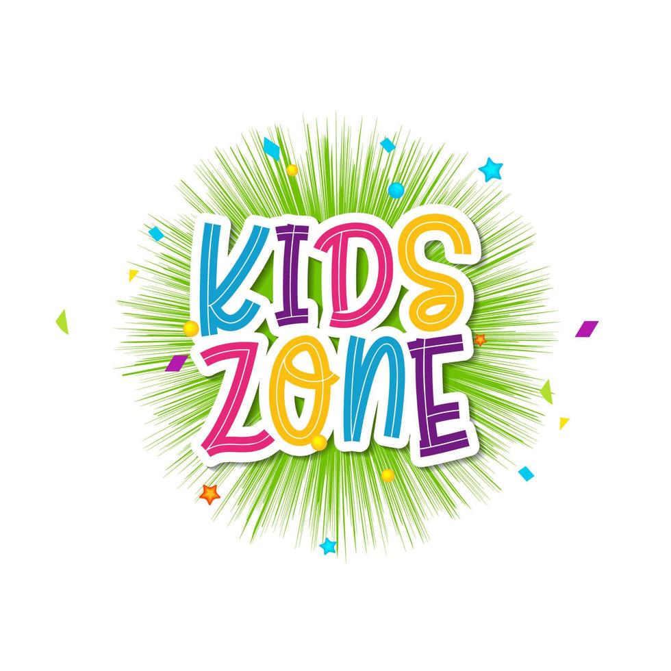 Kids Title Event Vector icon design