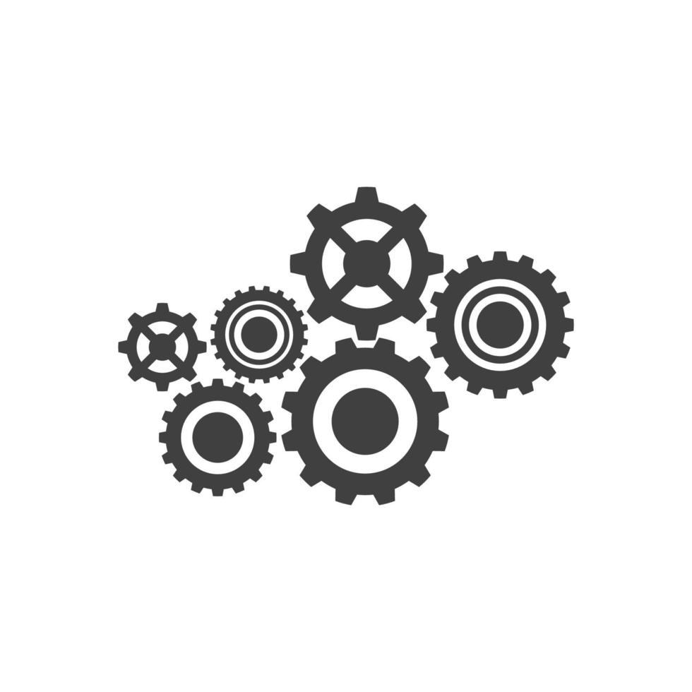 Gear vector icon illustration design