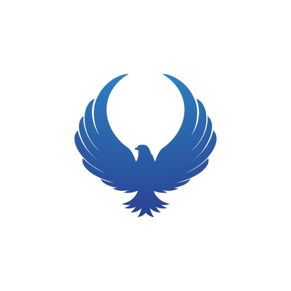 Falcon wing icon Template vector