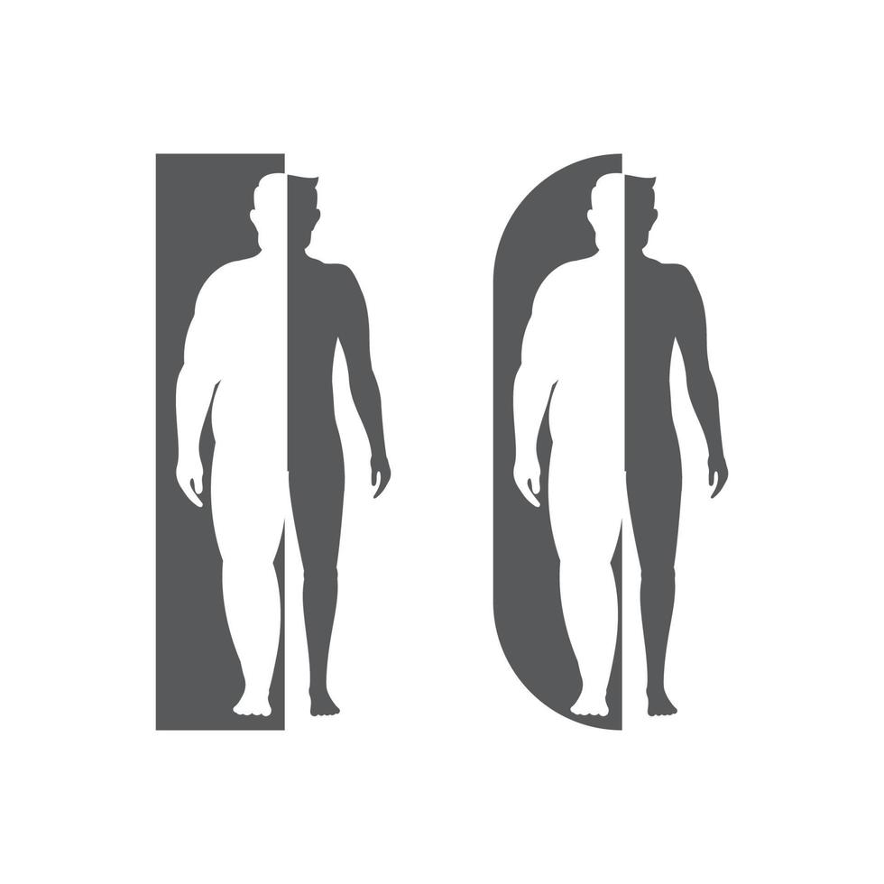 Body mass index vector illustration