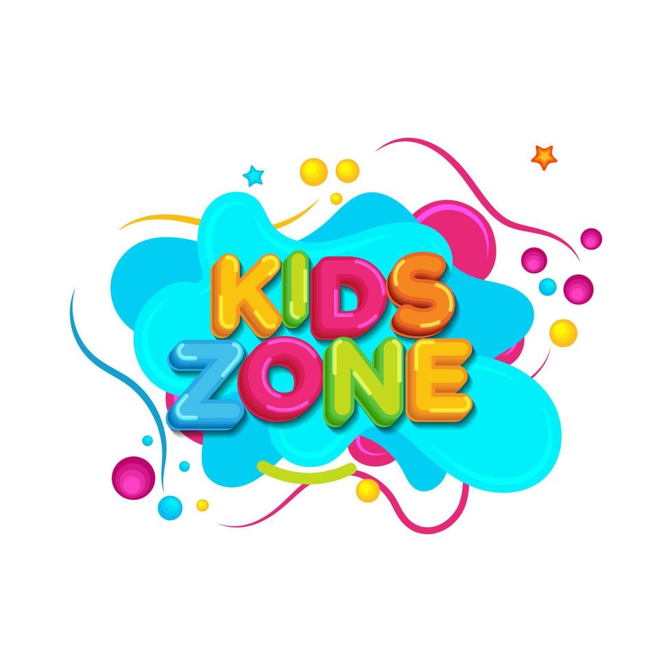 Kids Title Event Vector icon design