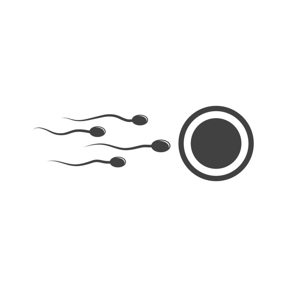 Sperm Vector icon design illustration