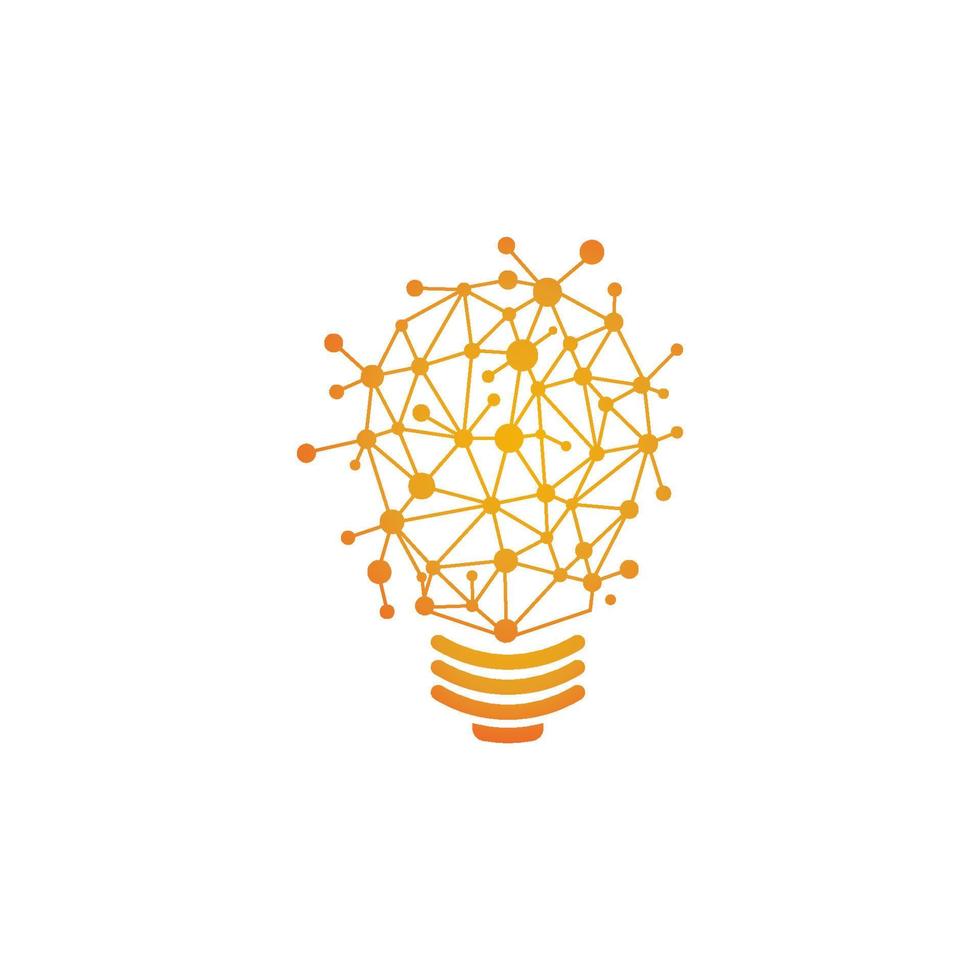 light bulb symbol icon vector