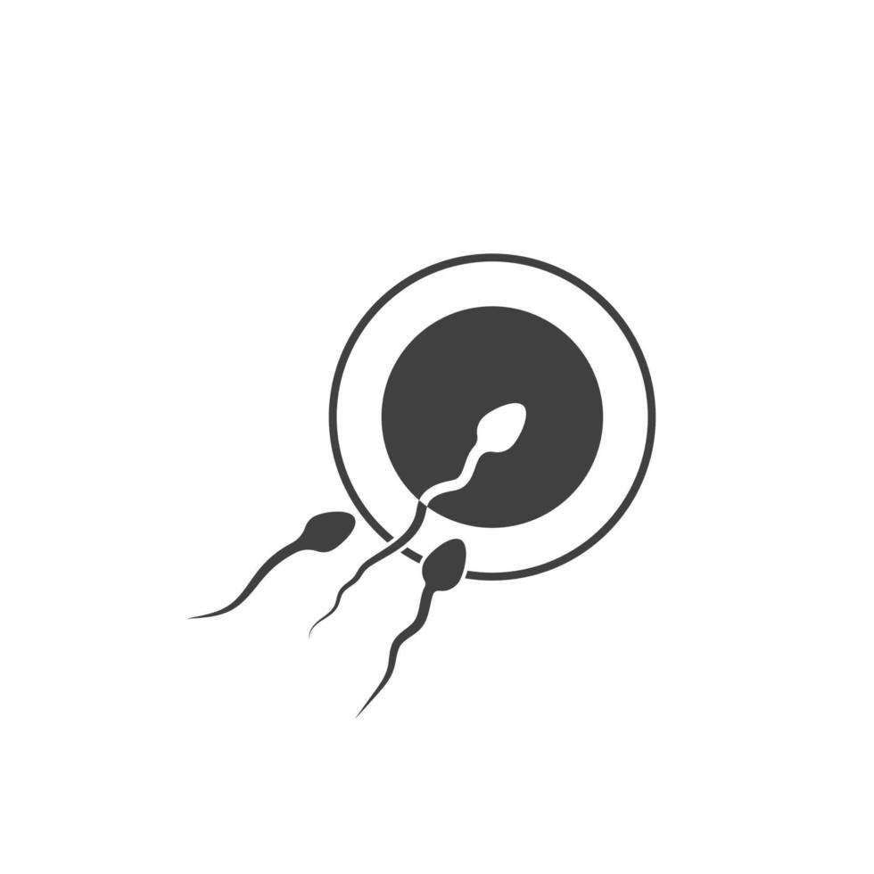 Sperm Vector icon design illustration