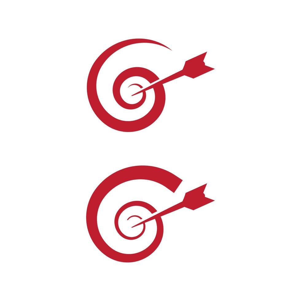 Target Vector icon illustration