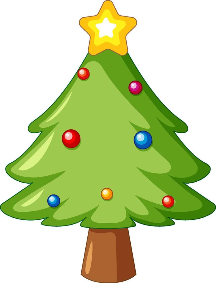 Cute Christmas with decoration vector