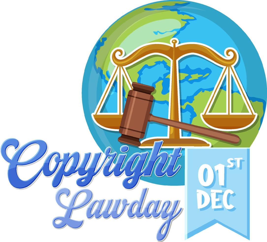 Copyright law day banner design 14291326 Vector Art at Vecteezy