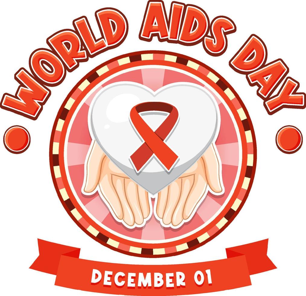 World AIDS Day Poster Design vector