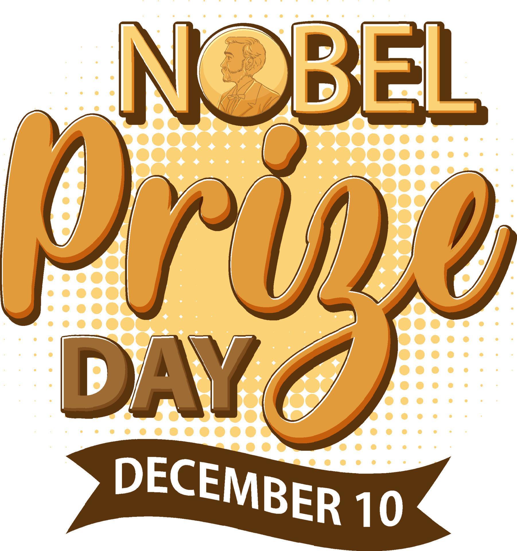 Nobel Prize Day Banner Design 14291547 Vector Art at Vecteezy