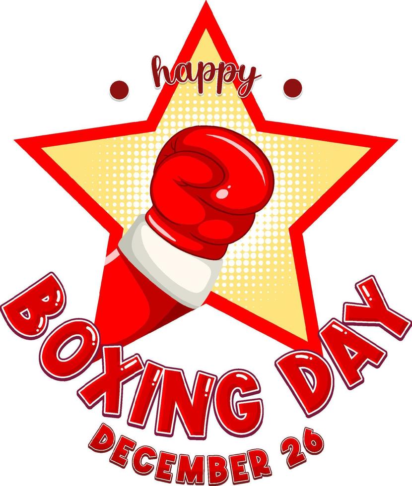 Boxing Day Banner Design vector