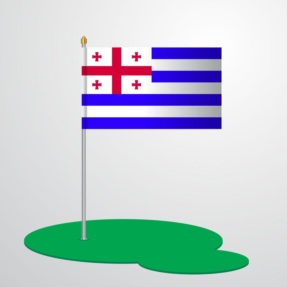 Ajaria Flag Pole vector