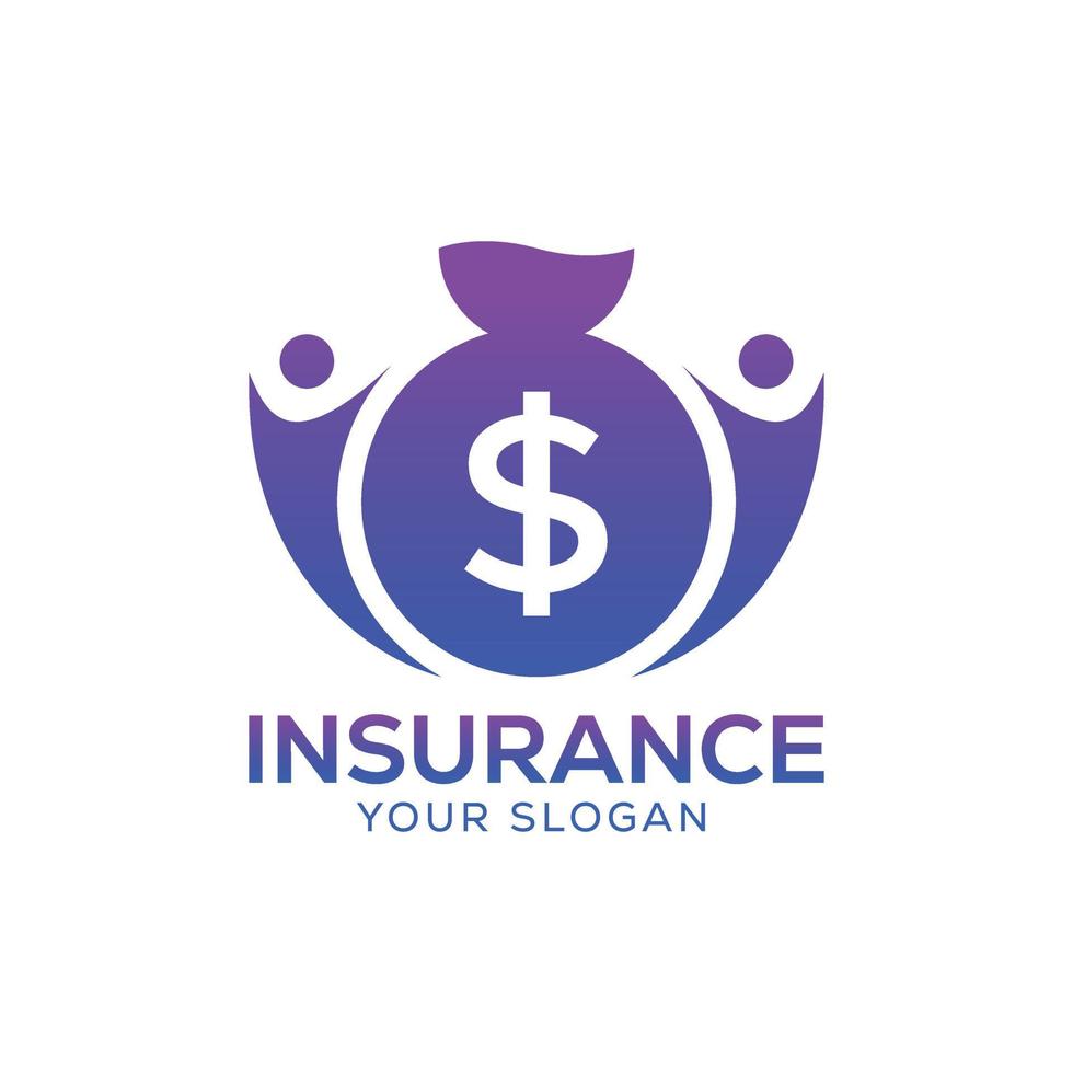 Insurance Logo Icon Vector Illustration, Investment, Protection And Security etc.