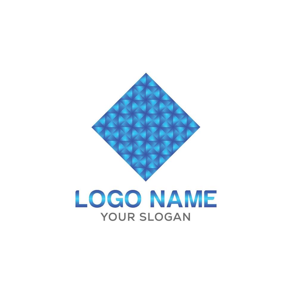 Creative 3d Square Logo Icon  Design  Illustration vector