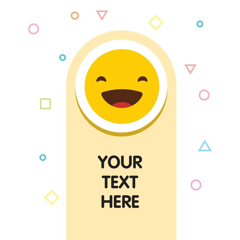 Emoji icon design vector