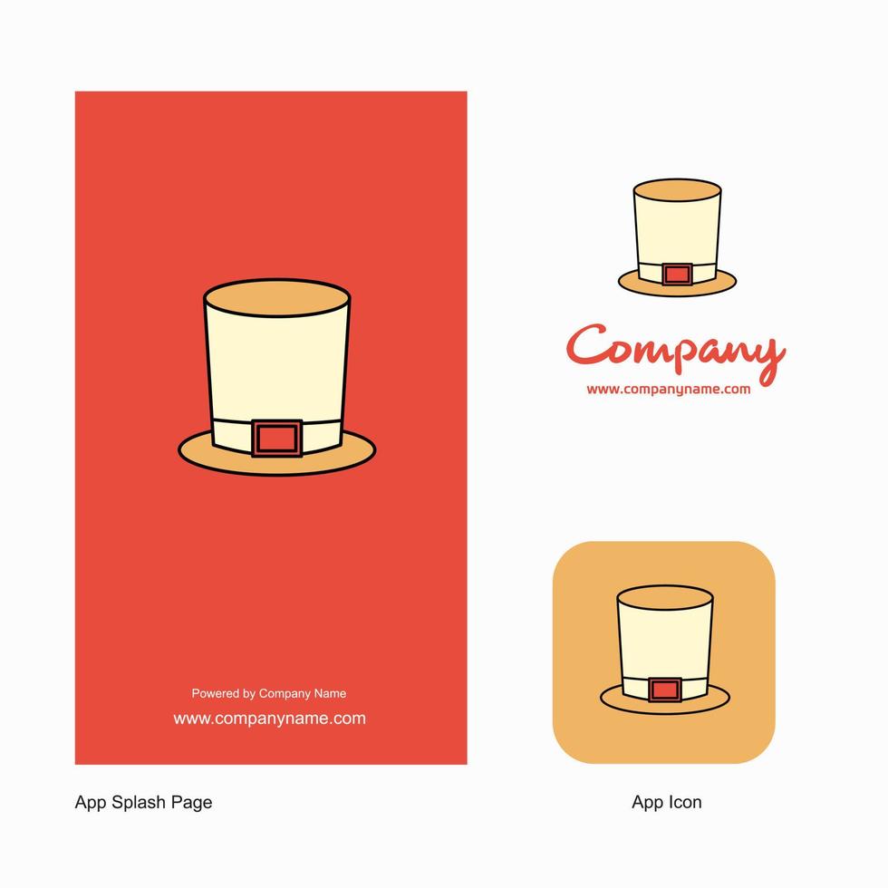 Magician hat Company Logo App Icon and Splash Page Design Creative Business App Design Elements vector