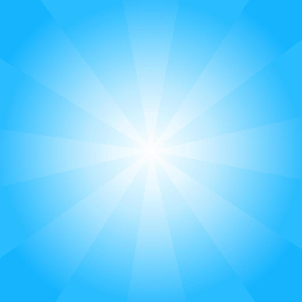 Blue background with light in the middle vector