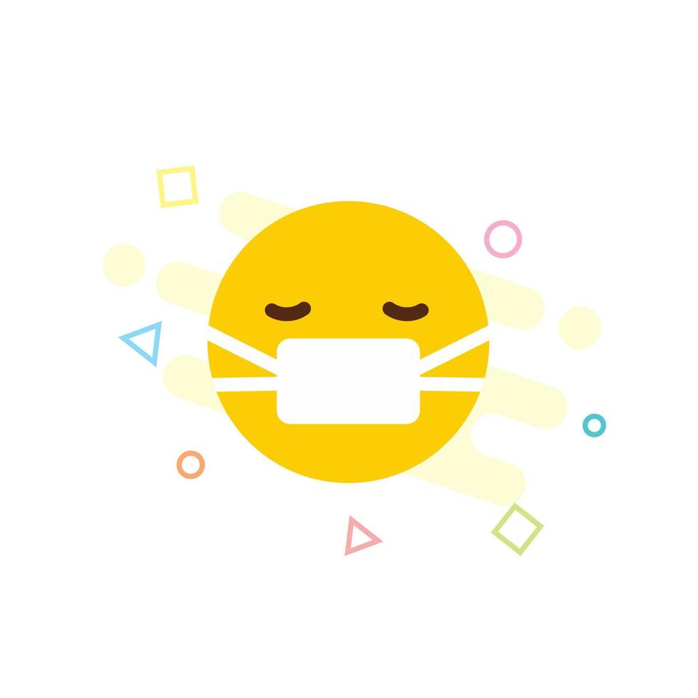 Shocked emoji icon design vector