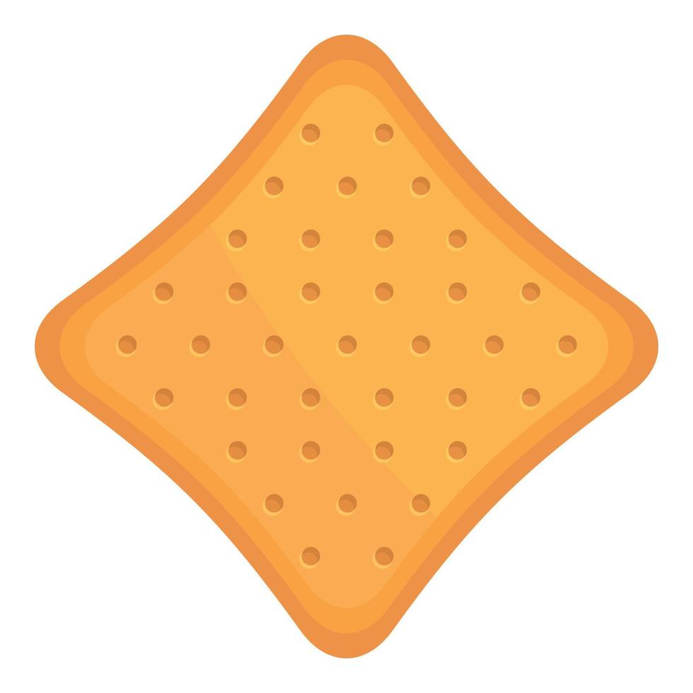 vector de dibujos animados de icono de estrella galleta. comida de galleta