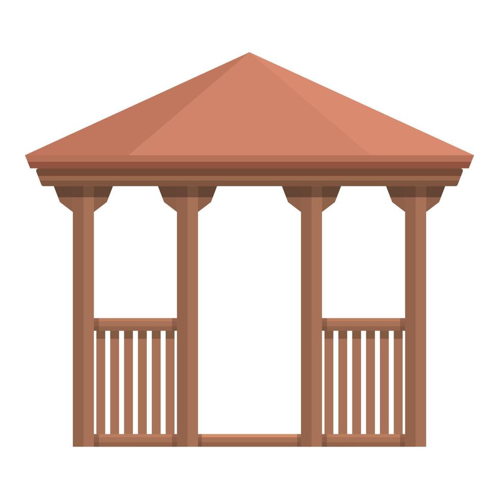 Bower pérgola icono de dibujos animados vector. casa de bodas vector