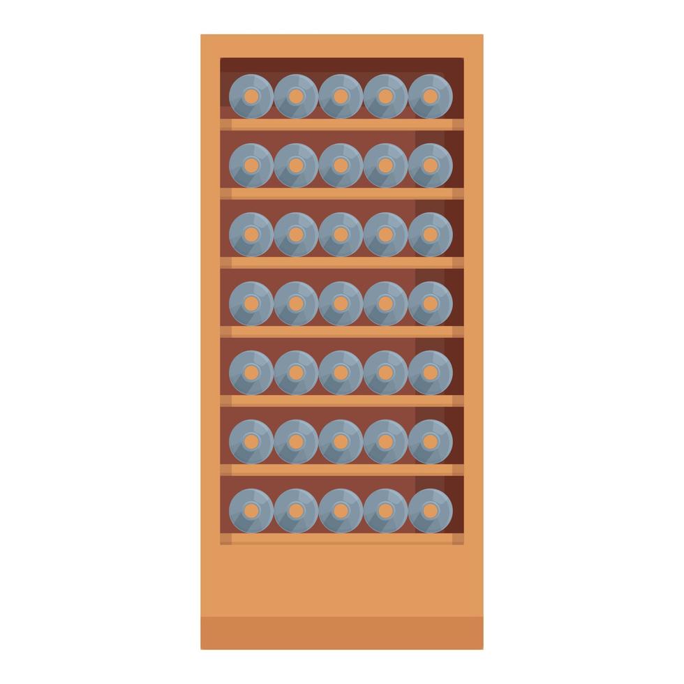 Wine cellar icon cartoon vector. Winery store vector
