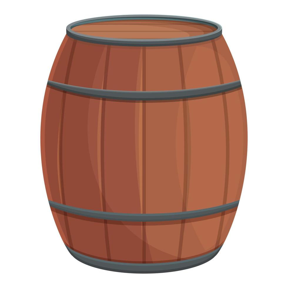 Barrel icon cartoon vector. Wine cellar vector