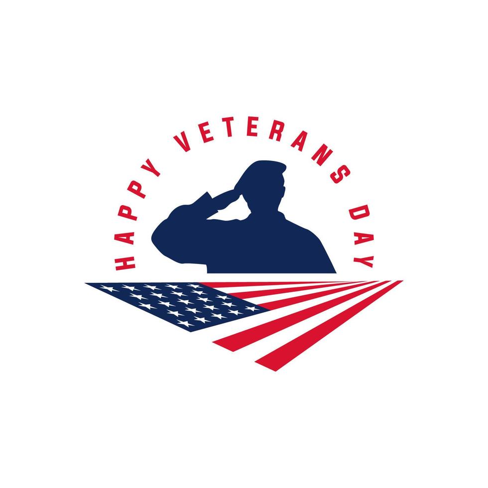Veterans day vector. Veterans day celebration. Vector illustration isolated on white background.
