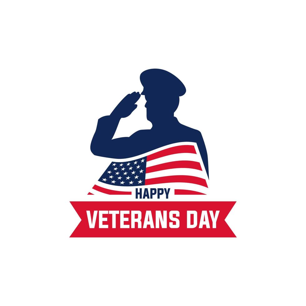 Veterans day vector. Veterans day celebration. Vector illustration isolated on white background.