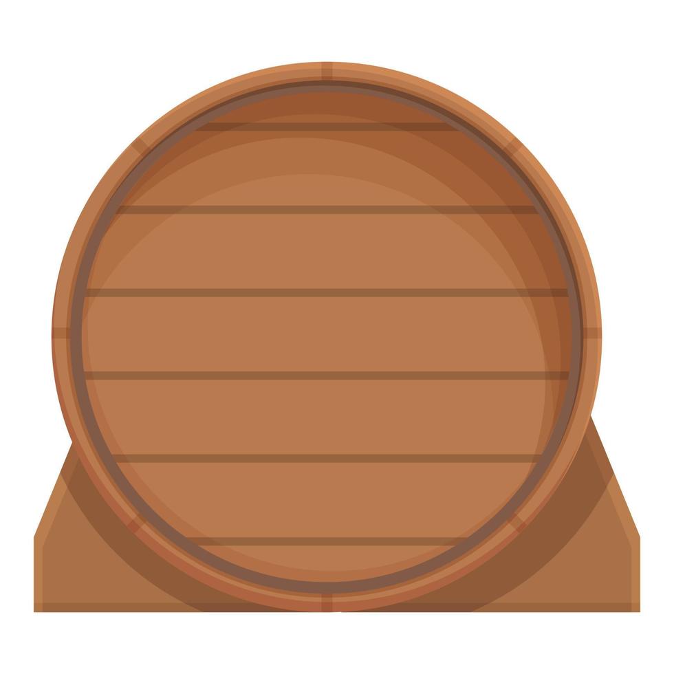 Pub barrel icon cartoon vector. Wine cellar vector