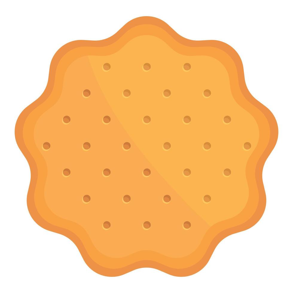 vector de dibujos animados de icono de galleta galleta. chip dulce