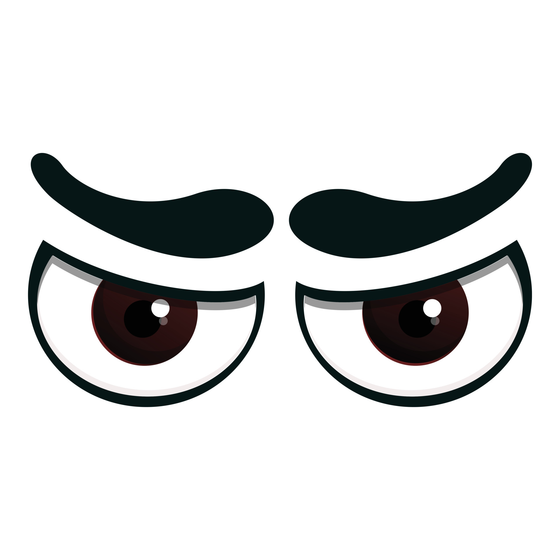 Angry mad eyes icon, cartoon style 14293734 Vector Art at Vecteezy