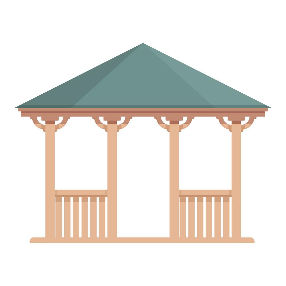 City pergola icon cartoon vector. Wedding house vector