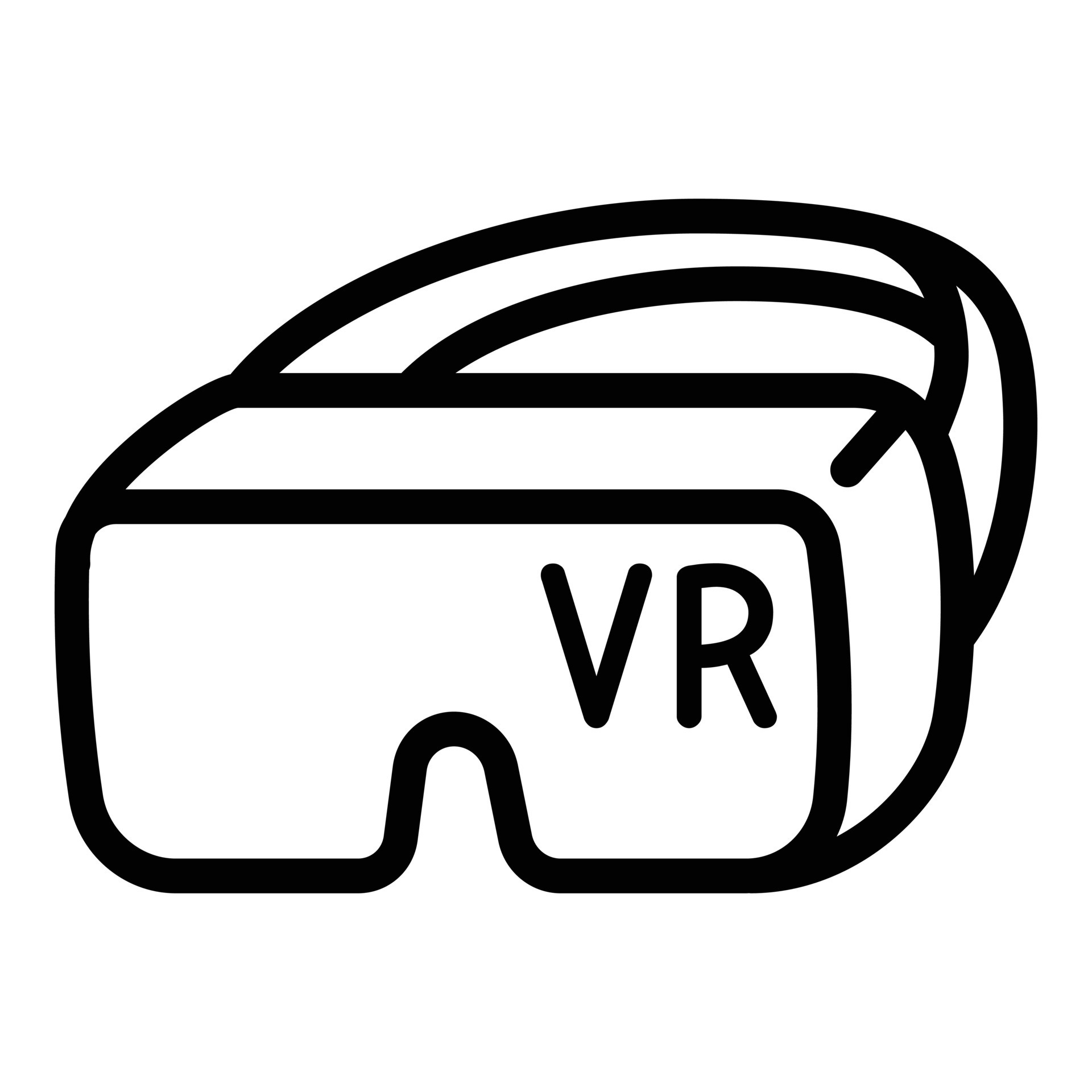 Vr headset icon, outline style 14293818 Vector Art at Vecteezy