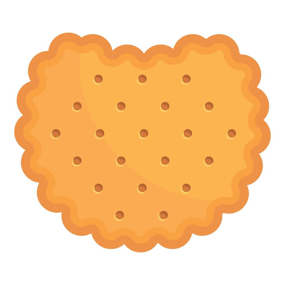 Home cracker icon cartoon vector. Cookie food vector