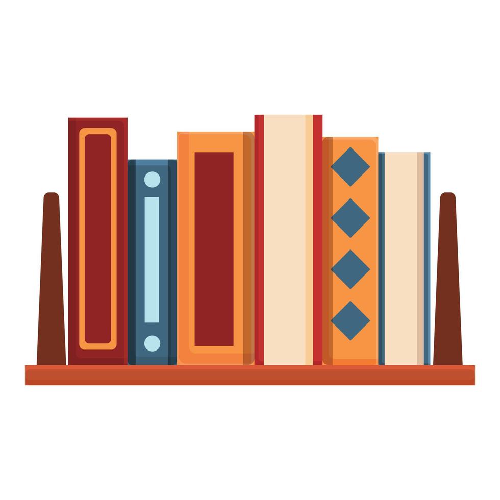 icono de estante de libros caseros acogedores, estilo de dibujos animados  14293946 Vector en Vecteezy